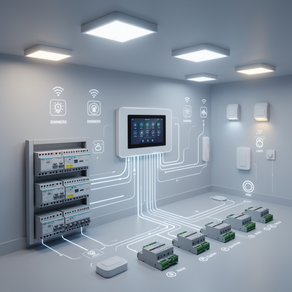 Панель управления освещением умного дома