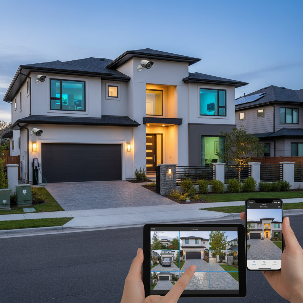 Интерфейс управления видеонаблюдением умного дома